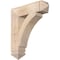 Ekena Millwork Thorton Arts & Crafts Smooth Bracket, Douglas Fir, 5 1/2"W x 24"D x 28"H BKT06X24X28THR03SDF - alternate 1